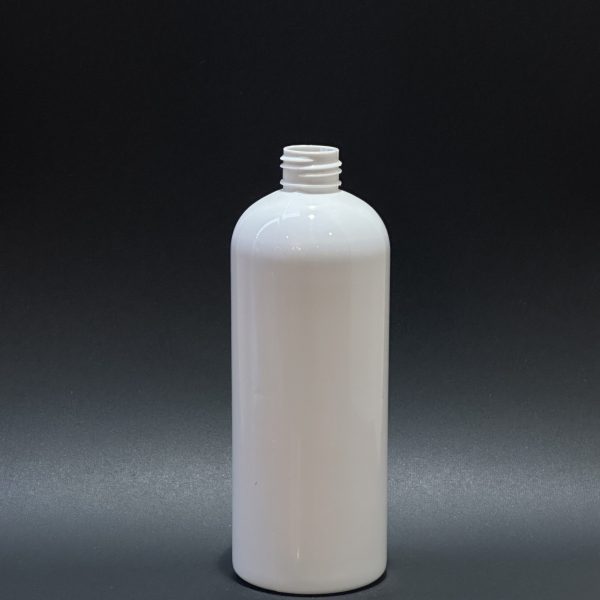 بطری پلاستیکی سفید PET با ظرفیت ۵۰۰ میلی‌لیتر