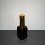 شیشه مربع ۵۰ میل با غلیظ پاش طلایی - Image 3