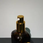 شیشه مربع ۵۰ میل با غلیظ پاش طلایی - Image 2