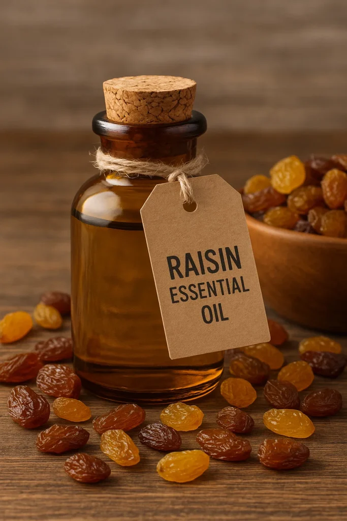 طری شیشه‌ای قهوه‌ای برای اسانس کشمش