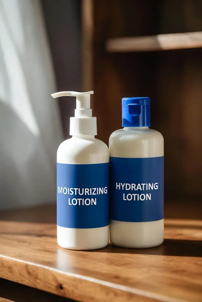 مقایسه بافت لوسیون مرطوب‌کننده و آبرسان از نزدیک