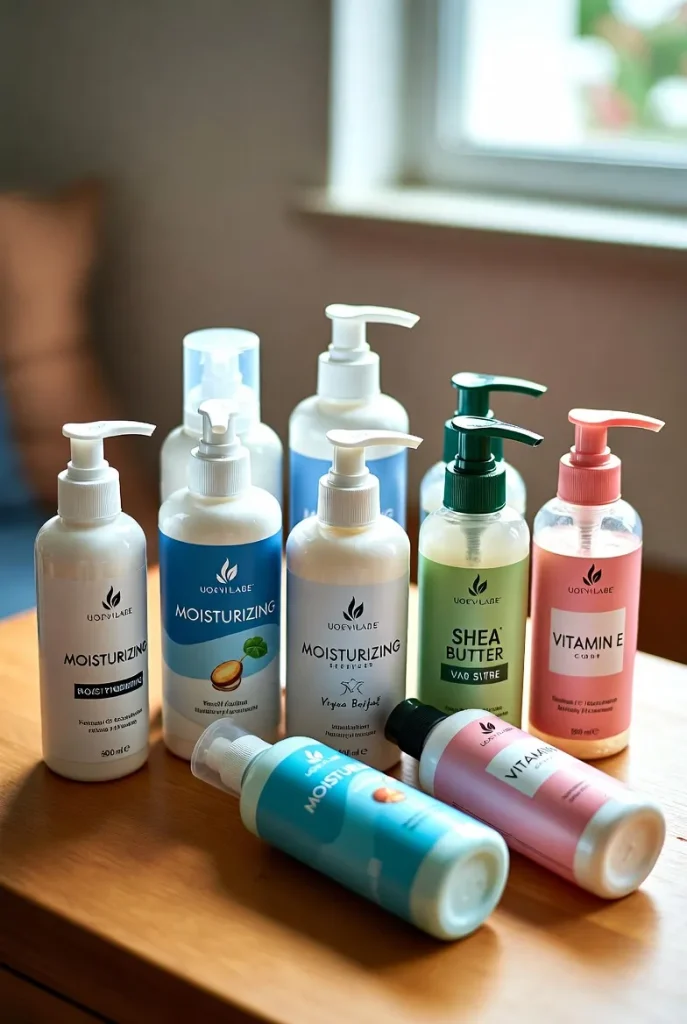 تصویر انواع لوسیون بدن با بافت‌های متفاوت