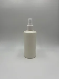 بطری پلی اتیلن 200 میلی لیتر سفید همراه با رقیق پاش سفید