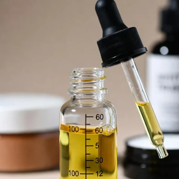 قطره‌چکان پلاستیکی با نازل تیز مناسب روغن آرایشی